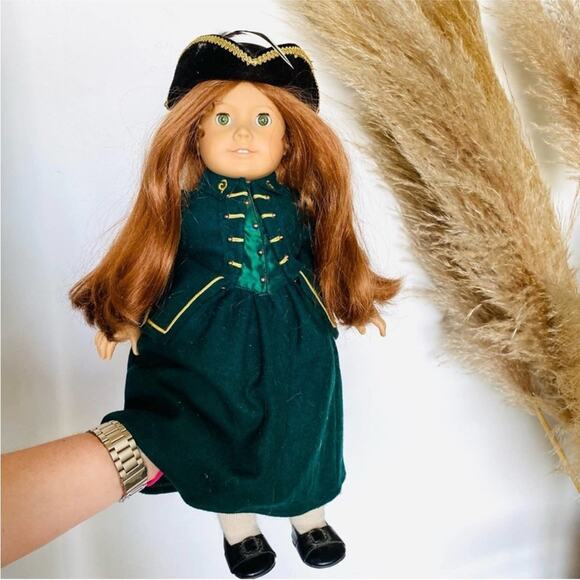 AMERICAN GIRL DOLL Felicity Green Black Riding Habit And Hat Complete Outfit - Picture 8 of 9
